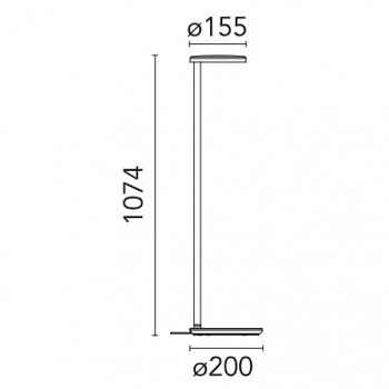 Flos Oblique LED Floor Lamp Specification