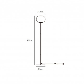Specification image for Nordlux Alton Floor Lamp