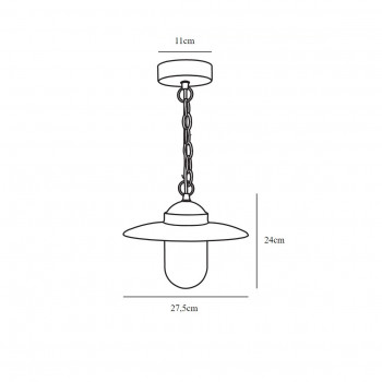 Specification image for Nordlux Luxembourg Outdoor Pendant