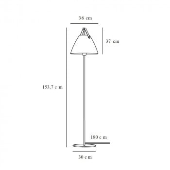 Specification image for Design For The People Strap Floor Lamp