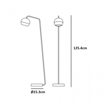 Mater Ray Floor Lamp Specification 