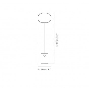 Specification image for Audo Copenhagen JWDA Floor Lamp