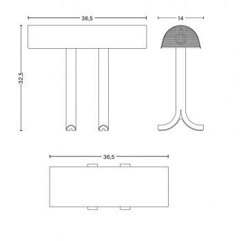 HAY Anagram Table Lamp Specification