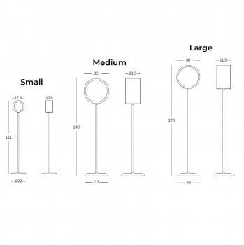 Specification image for Magis Lost LED Floor Lamp