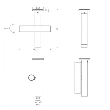 Nemo Lighting Tubes LED Ceiling Light Specification 