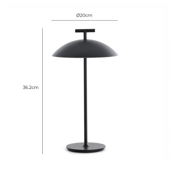 Specification Image for Kartell Mini Geen-A LED Battery Lamp