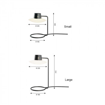 Specification Image for AJ Oxford Table Lamp