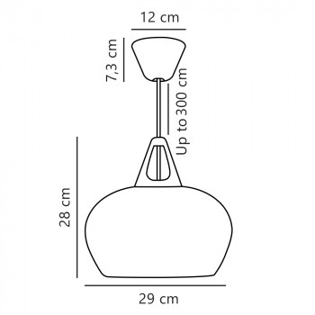 Specification Image for Design For The People Belly 46 Pendant