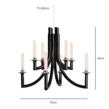 Specification Image for Kartell Khan Chandelier