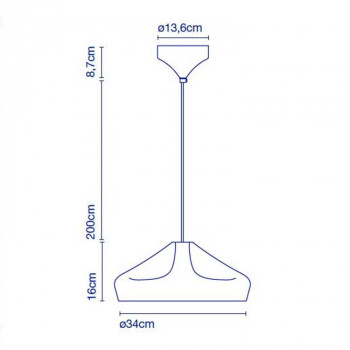 Specification Image for Marset Pleat Box 36 Pendant