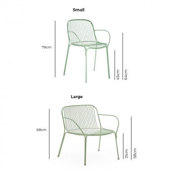 Specification Image for Kartell Hiray Armchair