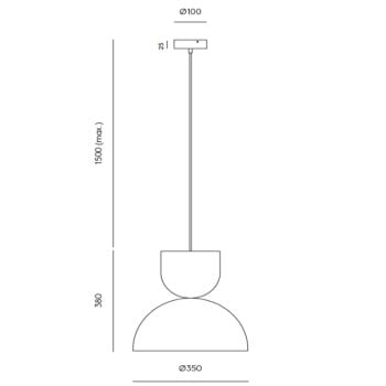 Specification Image for Aromas Del Campo Gamma LED Pendant