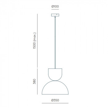 Specification Image for Aromas Del Campo Gamma LED Pendant