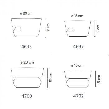 Specification Image for Vibia Dots Outdoor LED Floor Lamp