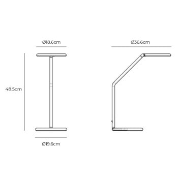 Specification Image for Artemide Vine LED Table Lamp