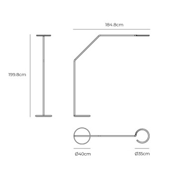 Specification Image for Artemide Vine LED Floor Lamp