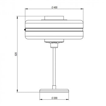 Specification Image for Bert Frank Masina Table Lamp