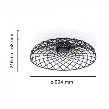 Specification image for Flos Skynest LED Ceiling Light