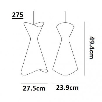 Specification Image for LYFA Ninotchka Pendant