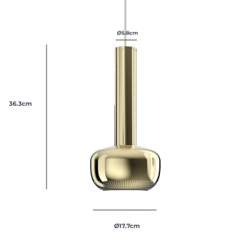 Louis Poulsen VL 56 Specification Brass Pendant