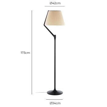 Specification Image for Kartell Angelo Stone LED Floor Lamp