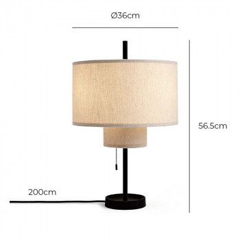 Specification Image for New Works Margin Table Lamp