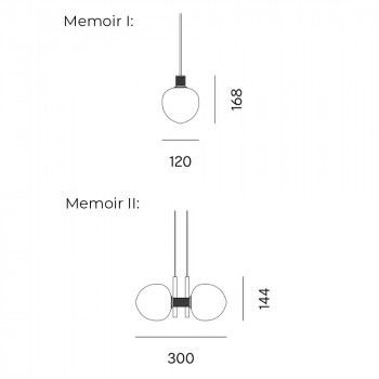 Specification Image for LYFA Memoir Pendant Light