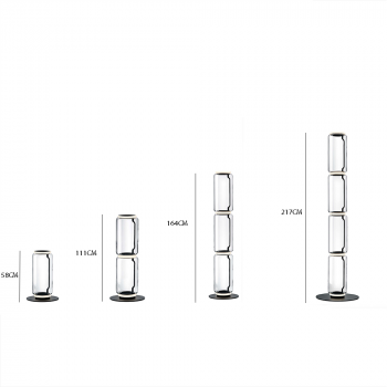 Flos Noctambule High Cylinder LED Floor Lamp Specification