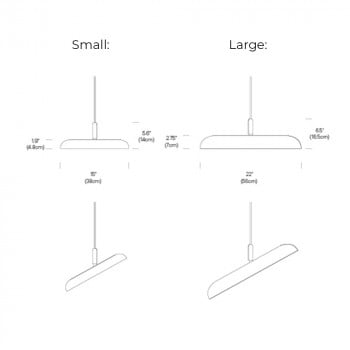 Specification Image for Pablo Nivel LED Pendant