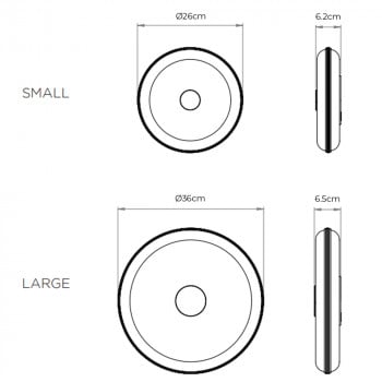 Specification Image for Bert Frank Beran LED Wall Light