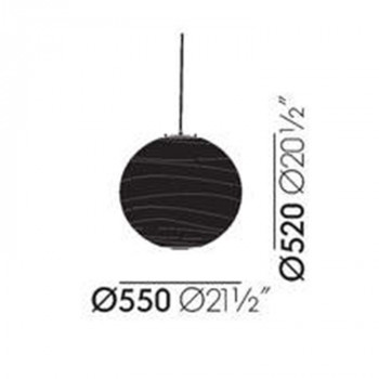 Specification Image for vitra Akari 55D Pendant