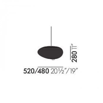 Specification Image for vitra Akari 16A Pendant