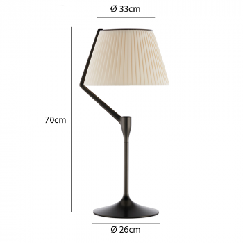 Kartell Angelo Stone LED Table Lamp - Specification 