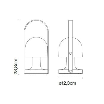 Marset FollowMe LED Portable Table Lamp Speciation 