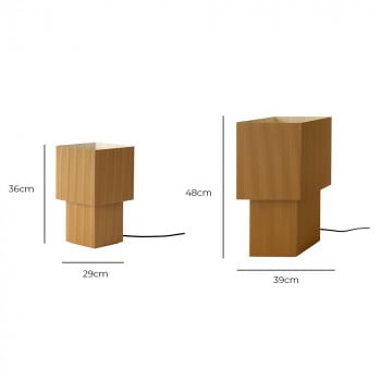 Specification Image for Pholc Romb Table Lamp