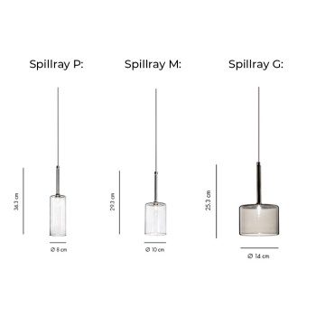 Specification Image for Axolight Spillray Plus Outdoor Suspension