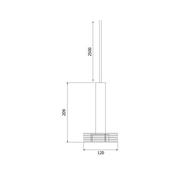 Specification Image for Zero Sprinkle Pendant Light