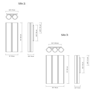 Specification Image for Lambert & Fils Silo LED Wall Light