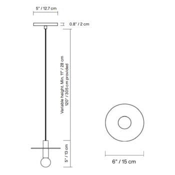 Specification Image for Lambert & Fils Dot Pendant