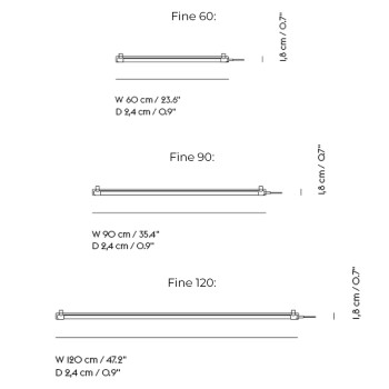 Specification Image for Muuto Fine LED Ceiling/Wall Light