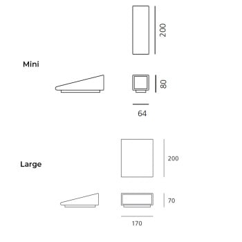 Specification Image for Artemide Architectural Cuneo Outdoor LED Wall Light Specification Image for Artemide Architectural Cuneo Outdoor LED Wall Light