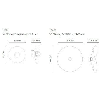 Specification Image for NORR11 Fuji Wall Light
