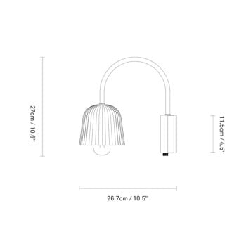 Specification Image for Nuura Asteea Wall Light