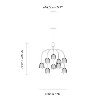 Specification Image for Nuura Asteea 9 Suspension