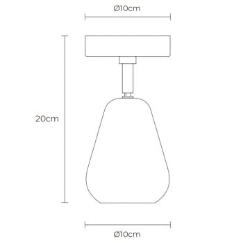 Specification Image for Nuura Anoli Spot Surface Light