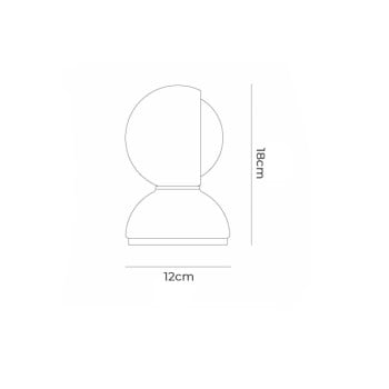 Specification Image for Artemide Eclisse x Squid Games Table Lamp