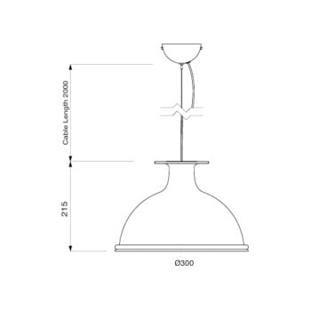 Specification Image for Established & Sons Mark Pendant