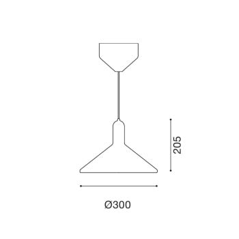 Specification Image for Established & Sons Torch S3 Pendant