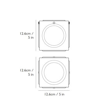 Specification Image for Lee Broom Chant Wall Light