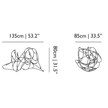Specification Image for Moooi Flock of Light LED Suspension